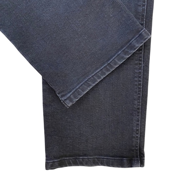 Kuhl Womens Thermik Outdoor Black Jeans Straight Leg Drawstring, Size 14 Short - Picture 5 of 14